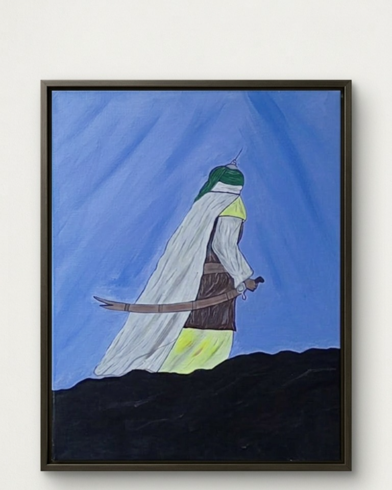 Asadullah" – Hazrat Ali (R.A.) Original Handmade Portrait