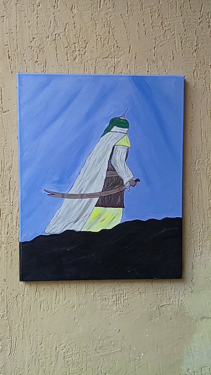 Asadullah" – Hazrat Ali (R.A.) Original Handmade Portrait