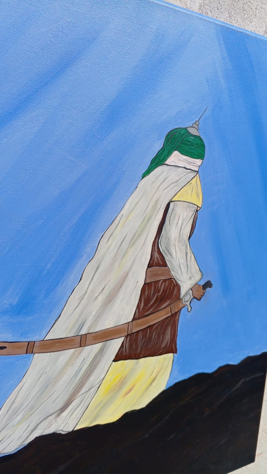 Asadullah" – Hazrat Ali (R.A.) Original Handmade Portrait